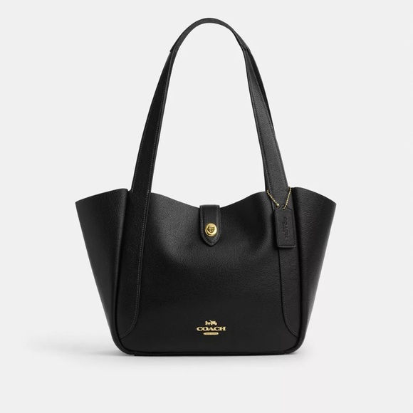 Coach Handbags - Coach Hadley Turnlock Leather Tote Bag